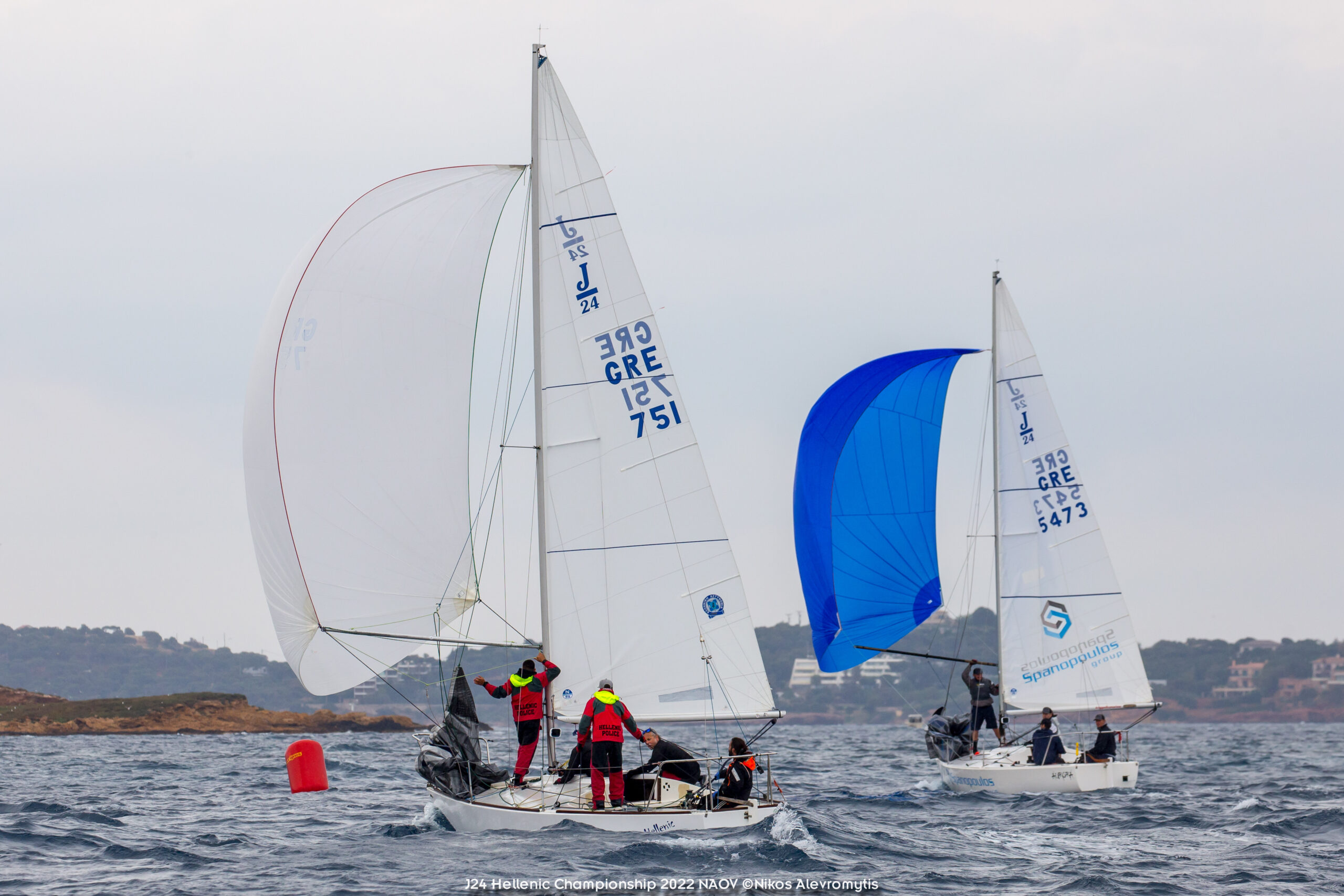 J24 Hellenic Championship 2022.NAOV ©Nikos Alevromytis