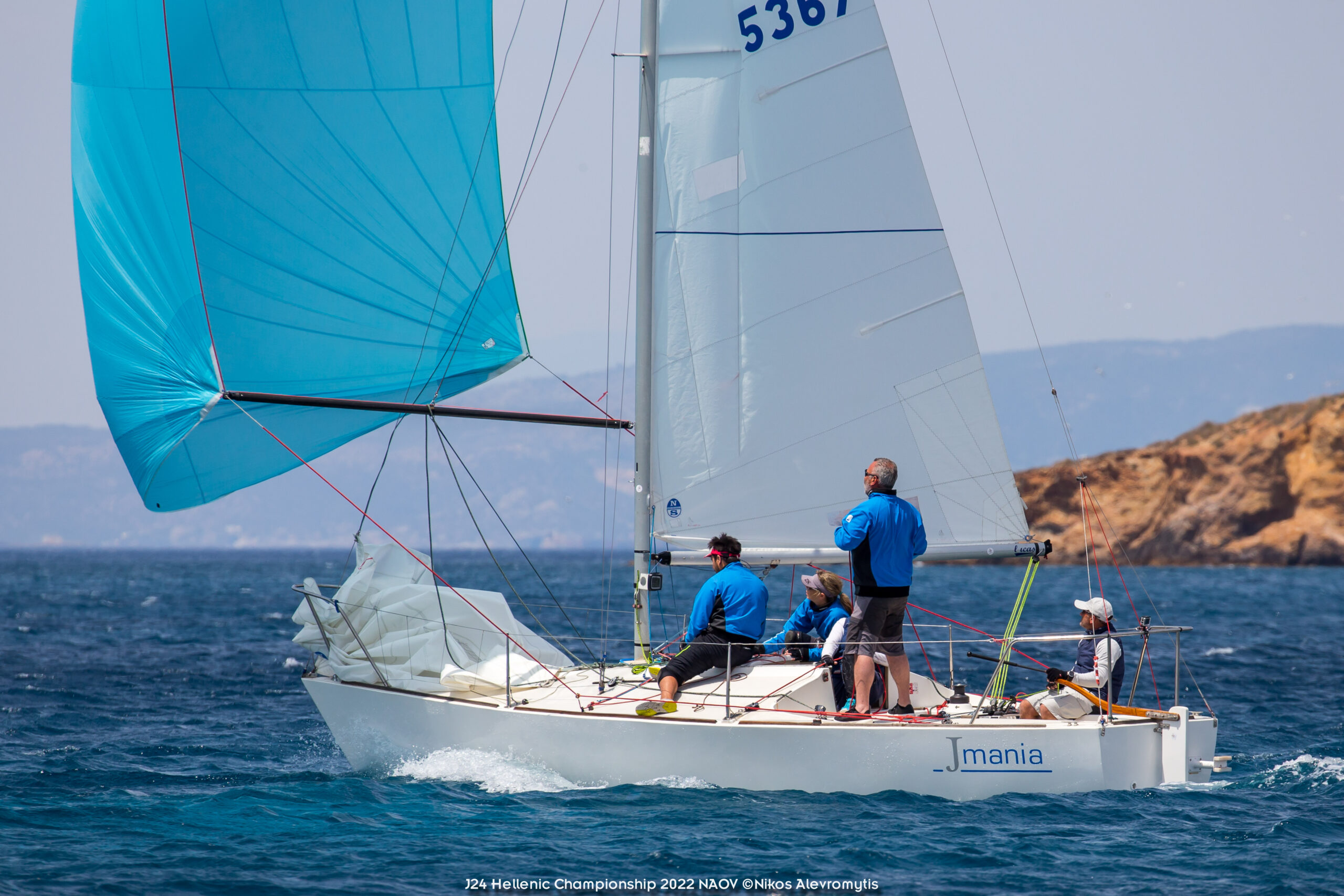 J24 Hellenic Championship 2022.NAOV ©Nikos Alevromytis