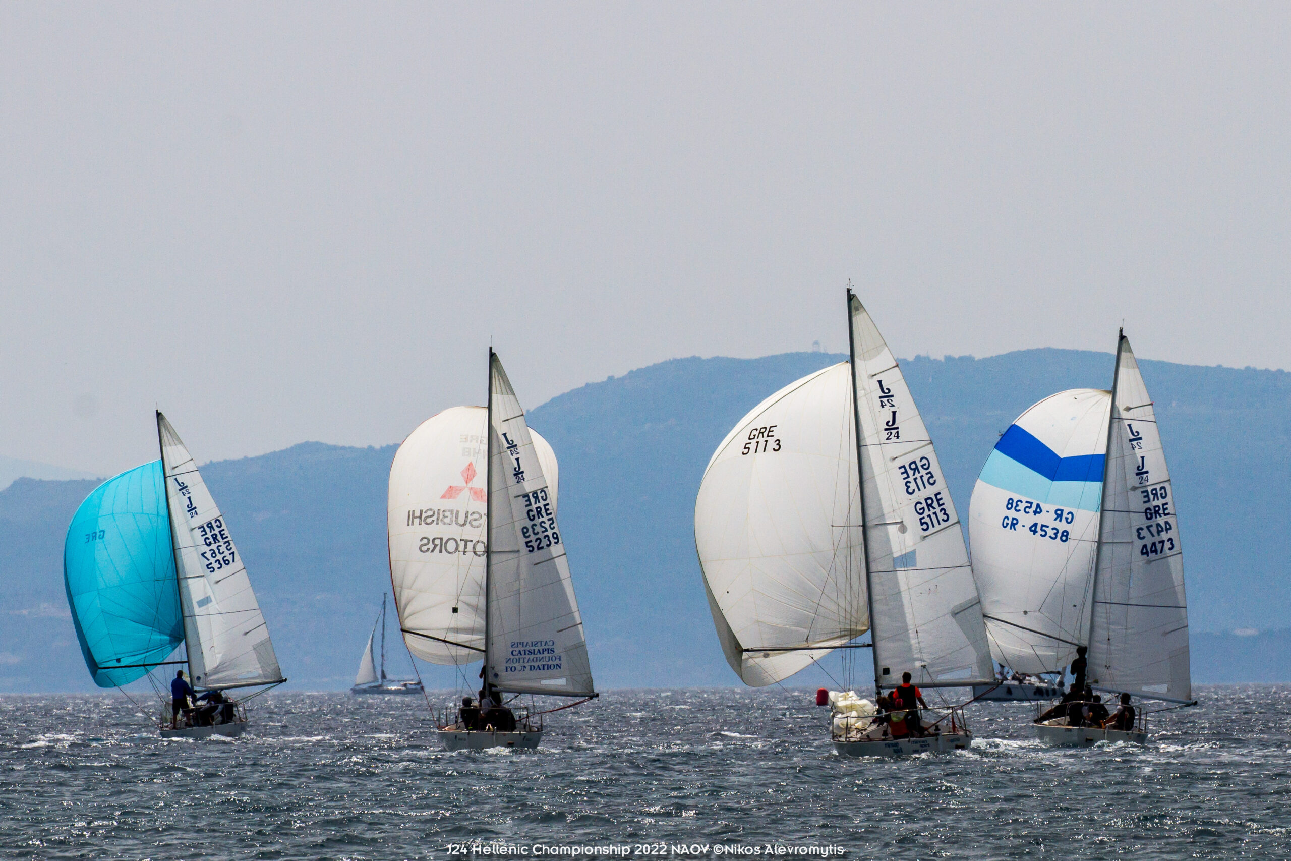 J24 Hellenic Championship 2022.NAOV ©Nikos Alevromytis